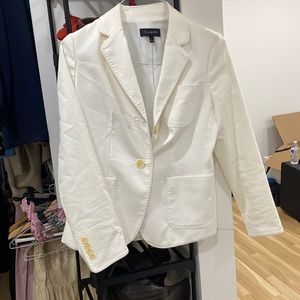 Talbots white blazer